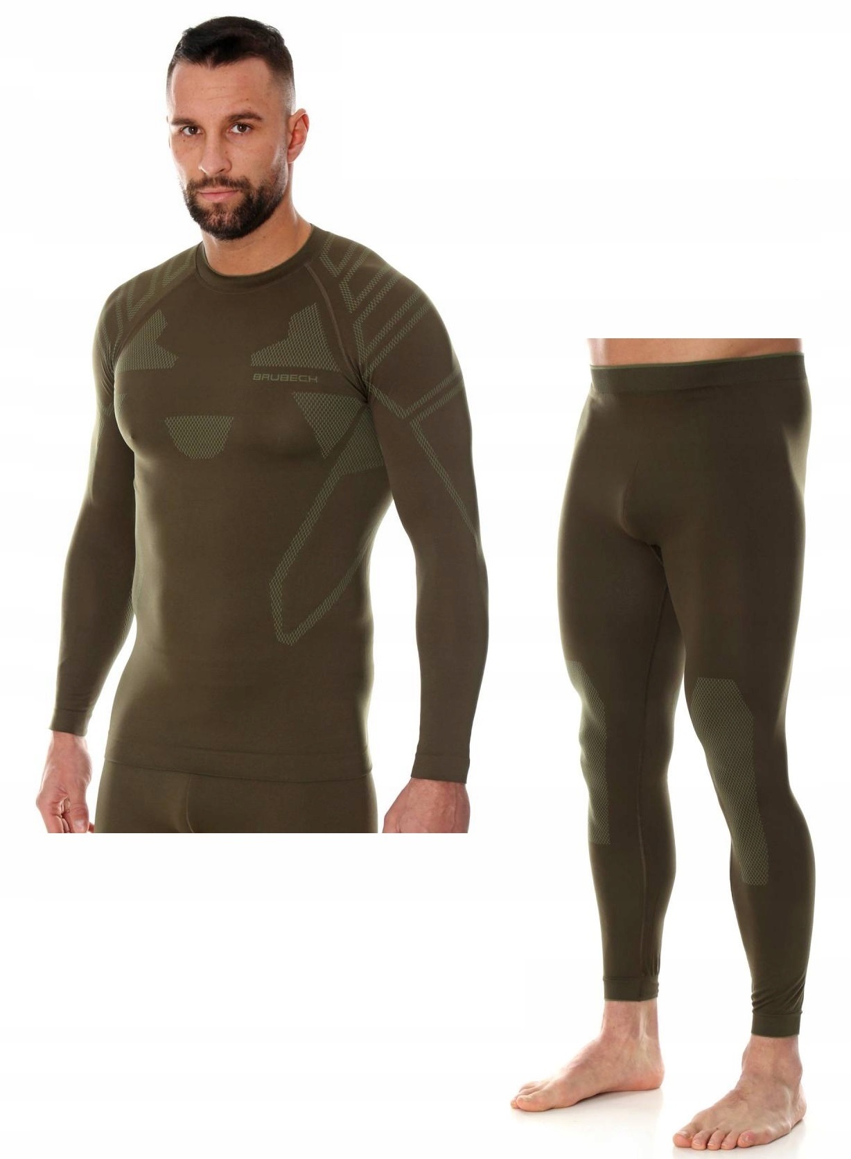 Męska Bielizna Brubeck Ranger Protect komplet khaki 3XL