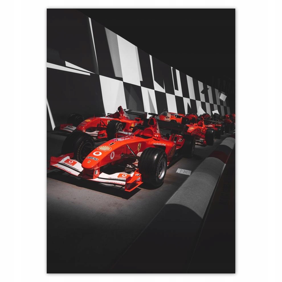

Naklejki 50x70 Bolid Formuła jeden 1 F1