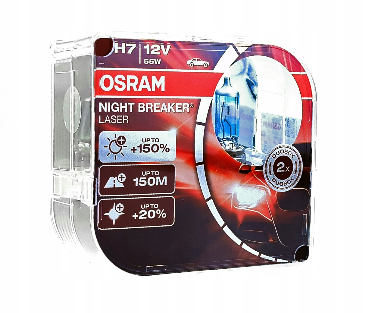 Osram H7 Night Breaker Laser +200% +150m + USB 64210NB200 za 119,65 zł z  Warszawa -  - (10680653616)