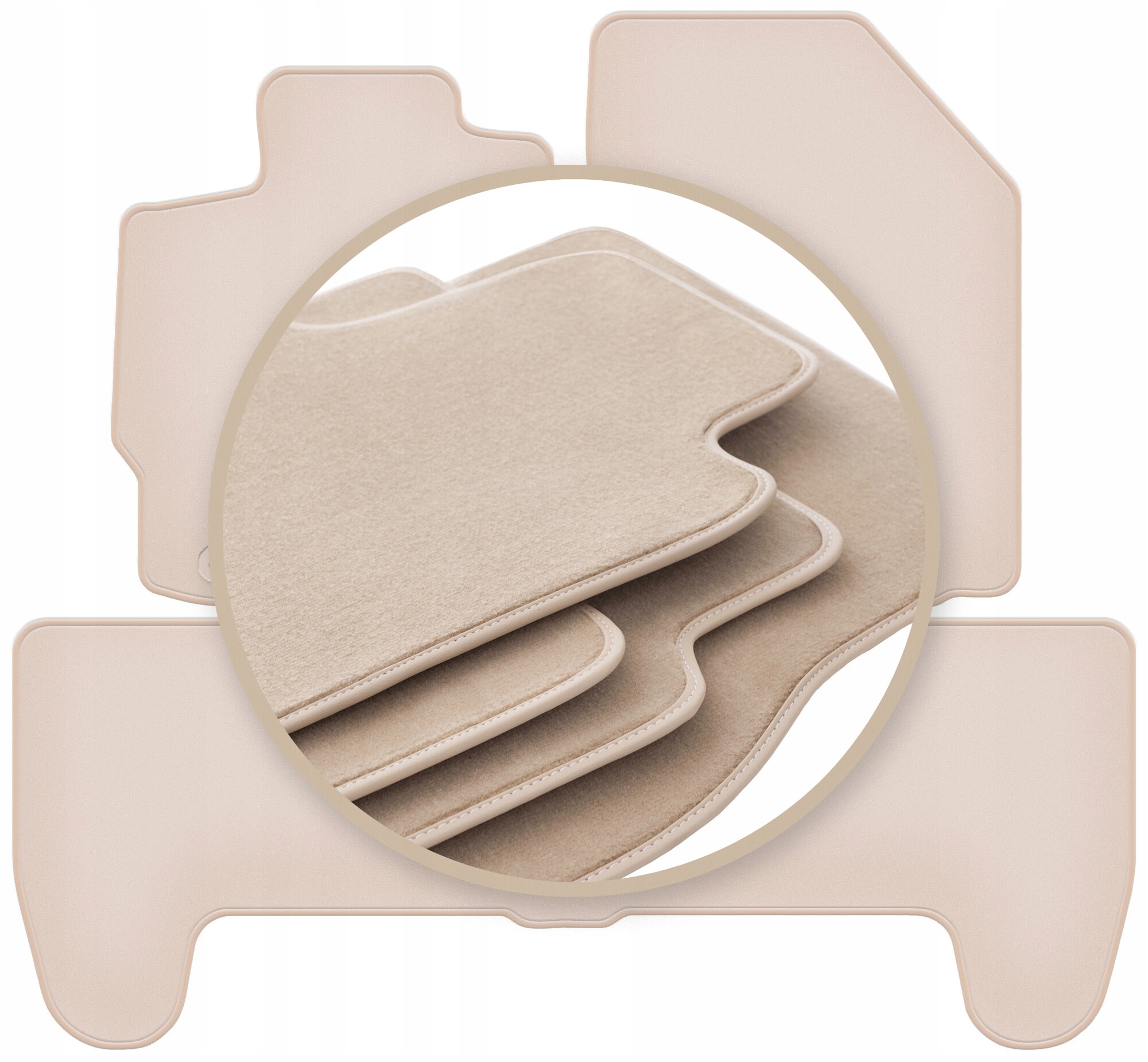 Velúrové koberčeky 10 mm Premium pre: Toyota Yaris II hatchback 2005-2011