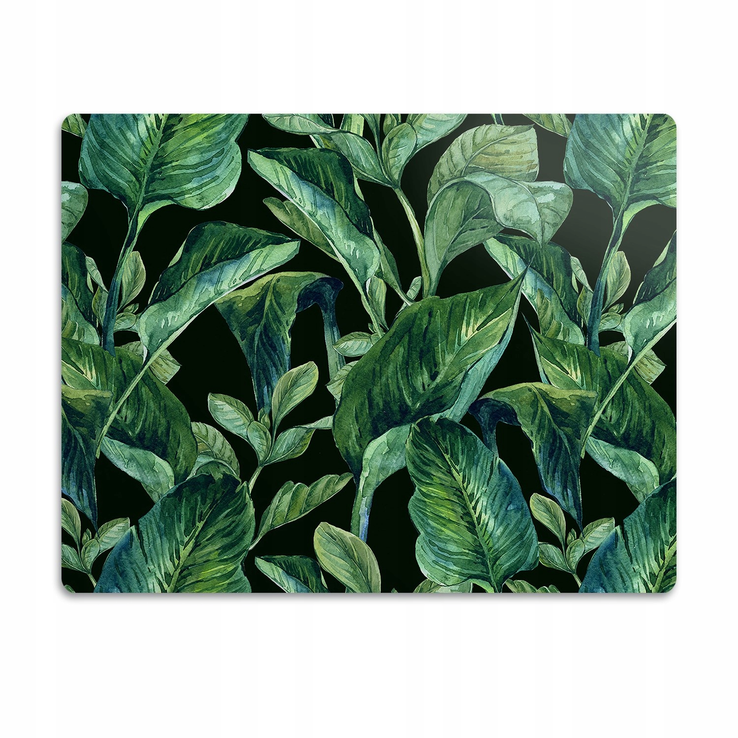 Levně Podložka pro psa pod misku Listy obrácené 90x60 cm