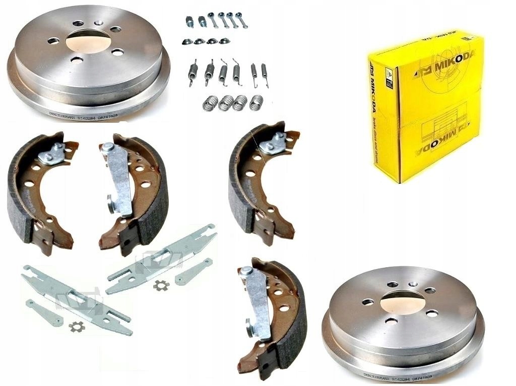 Bubny Rozpěrné Čelisti Audi A2 Seat Ibiza 6L 6J Cordoba 6L 2002- Sada