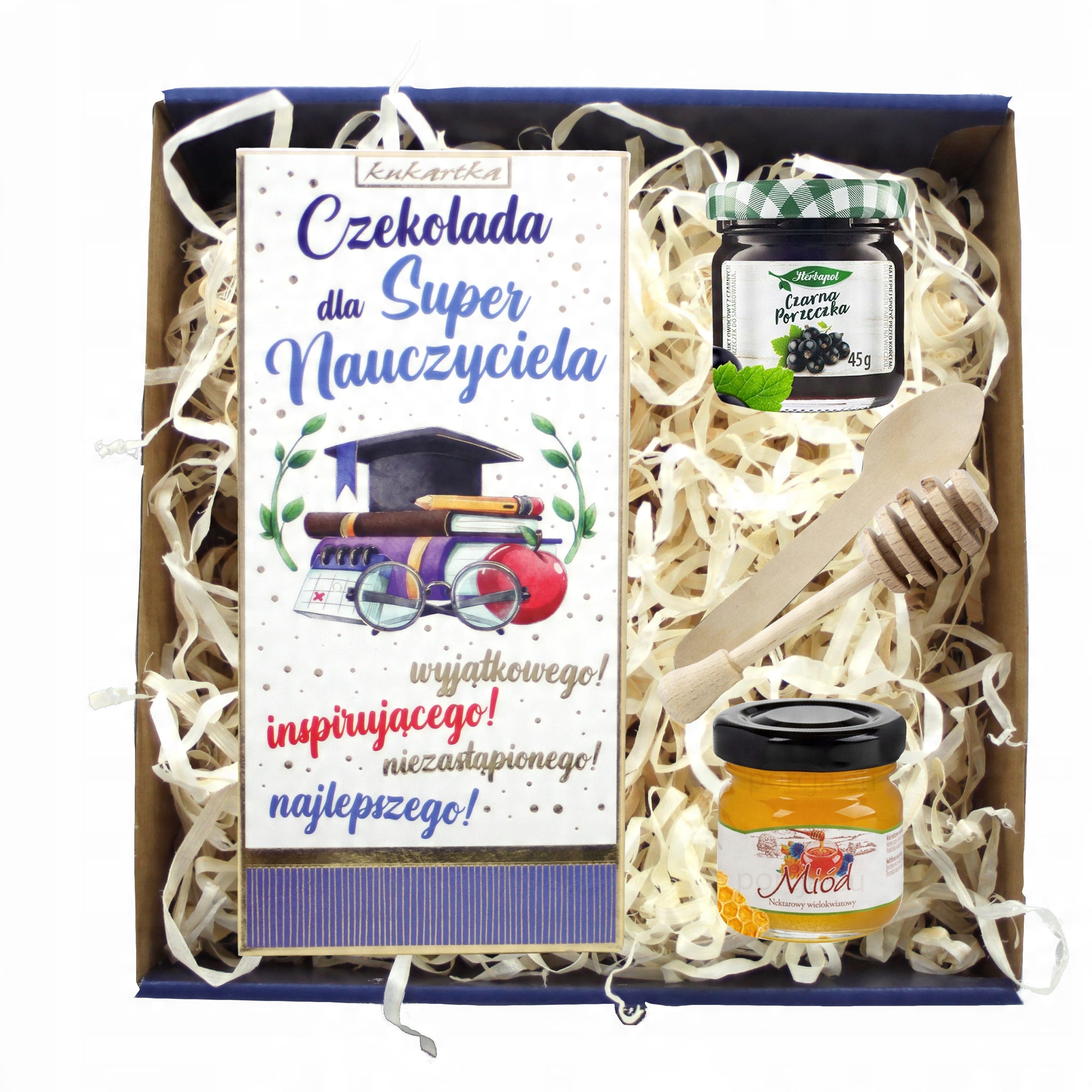 

Nauczyciela podziękowanie koniec roku box