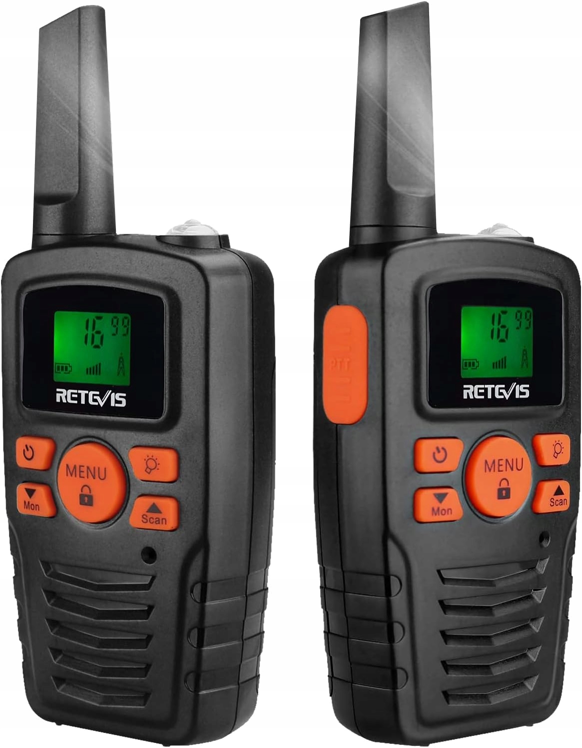 Retevis RA635 Walkie Talkie PMR446, 16 Kanałów Krótkofalówki, Latarka, 3km