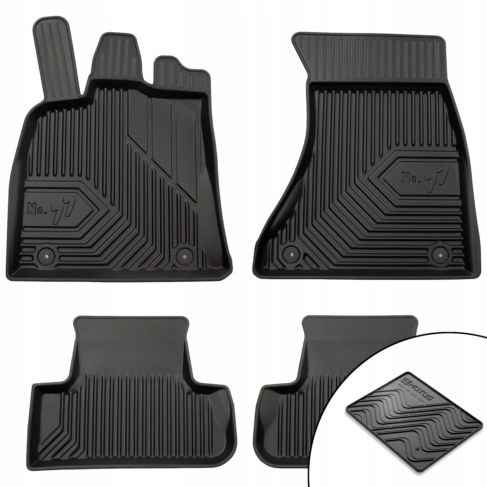 Dywaniki gumowe No.77 Audi Q5 I 2008-2016 mata
