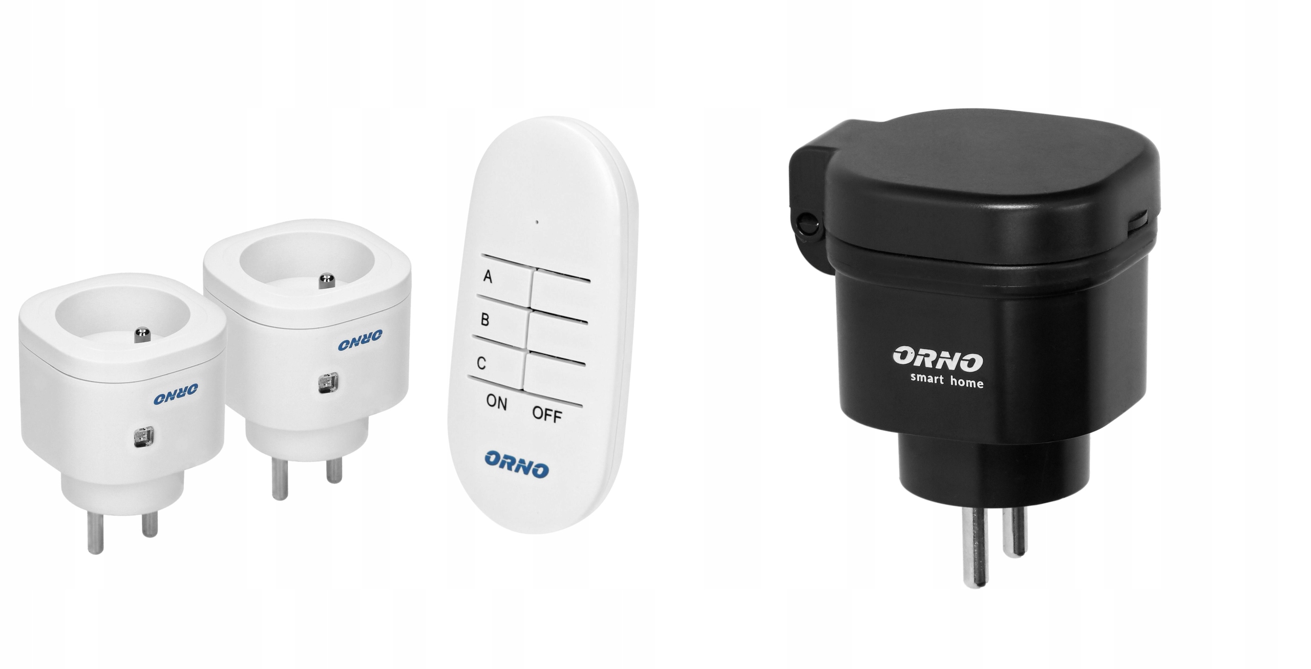 Dálkové ovládání 3 Bezdrátové zásuvky Zásuvky včetně jedné externí