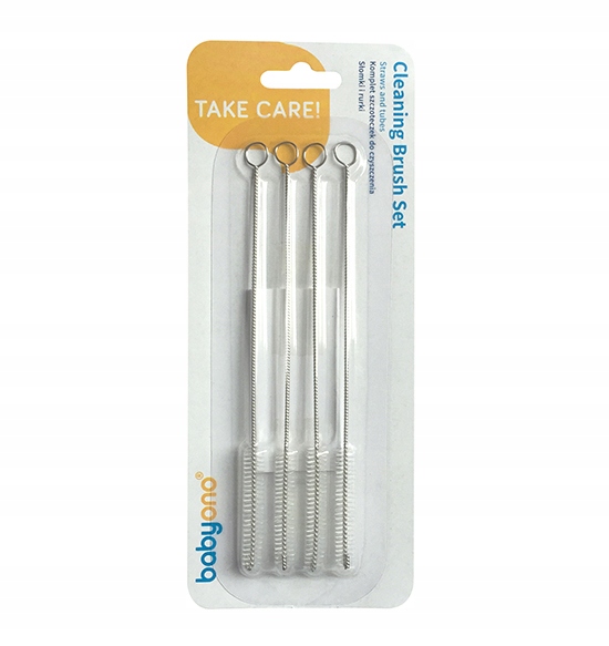 BABYONO SZCZOTECZKI DO CZYSZCZENIA SŁOMEK RUREK x4 EAN (GTIN) 5901435400487