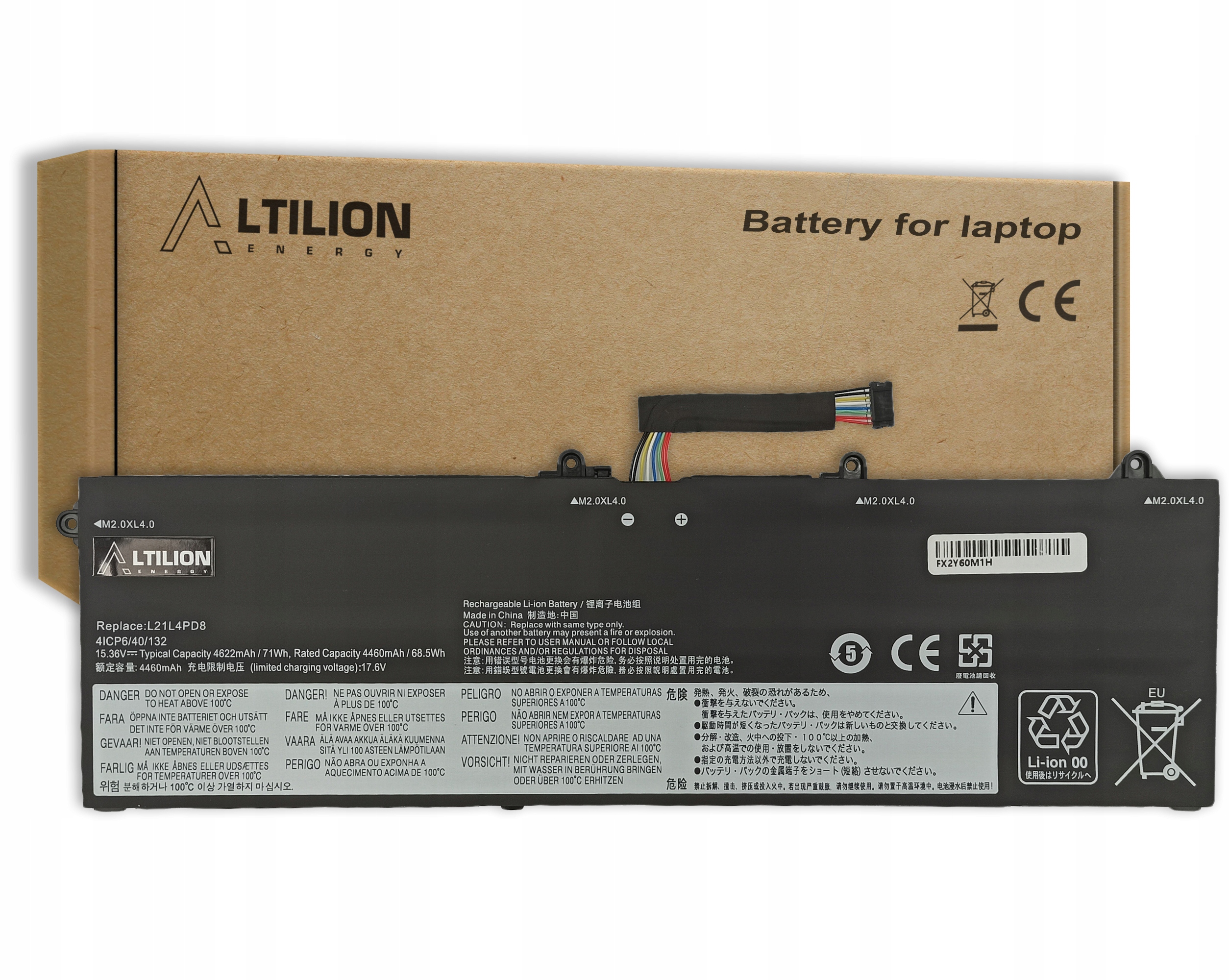 Batéria L21L4PD8 L21M4PD8 pre Lenovo ThinkBook 16 G4+ Iap Ara