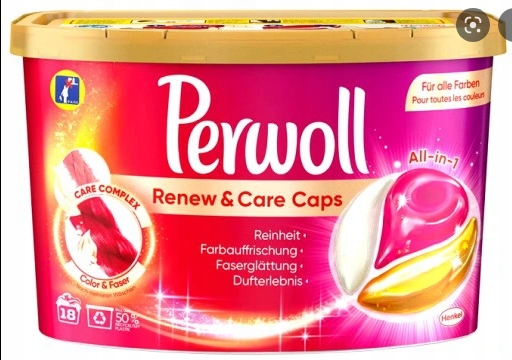 

Kapsułki Do Prania Perwoll 18 szt 3in1