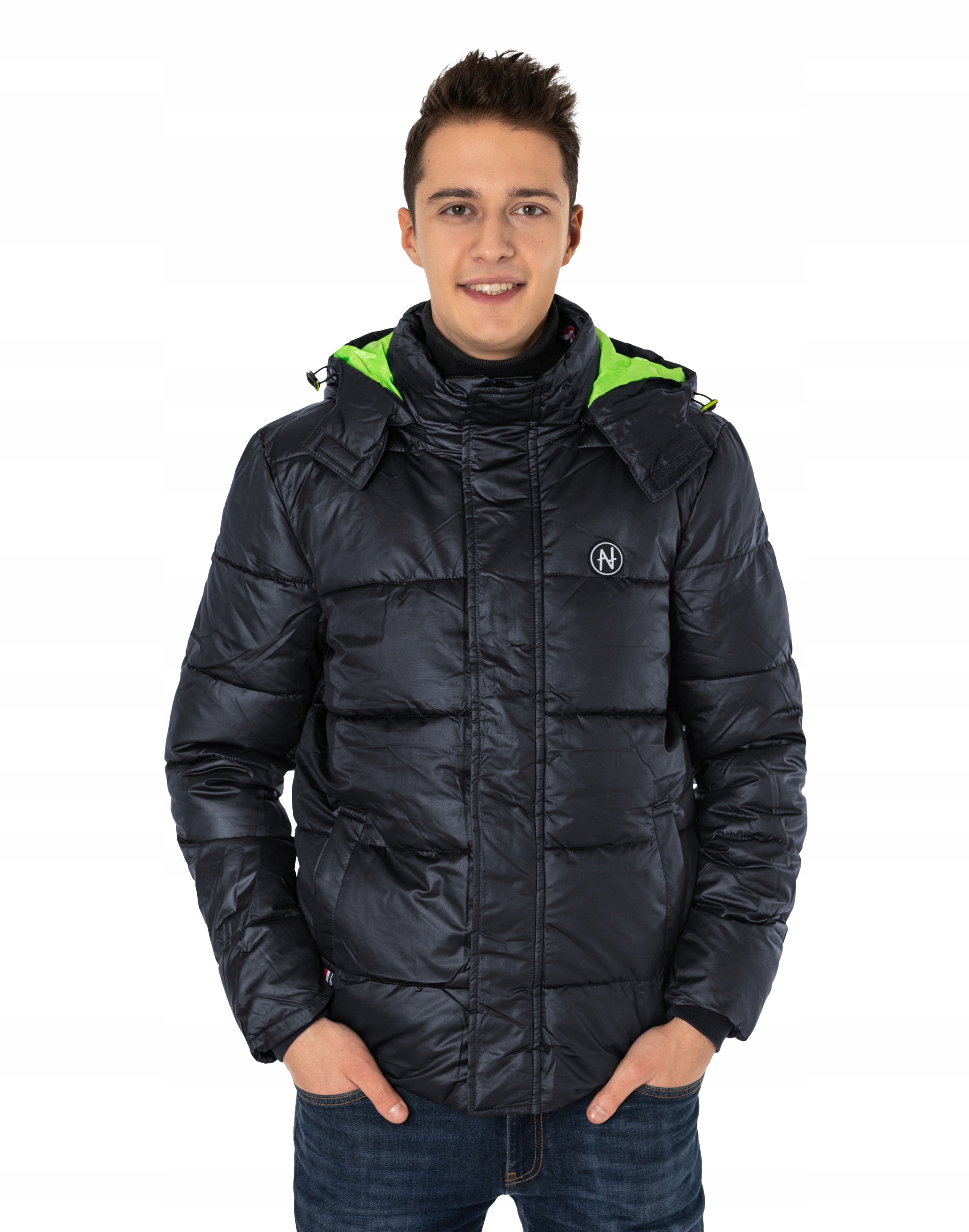 Teplá pánská zimní zateplená bunda 36005-3 XXL