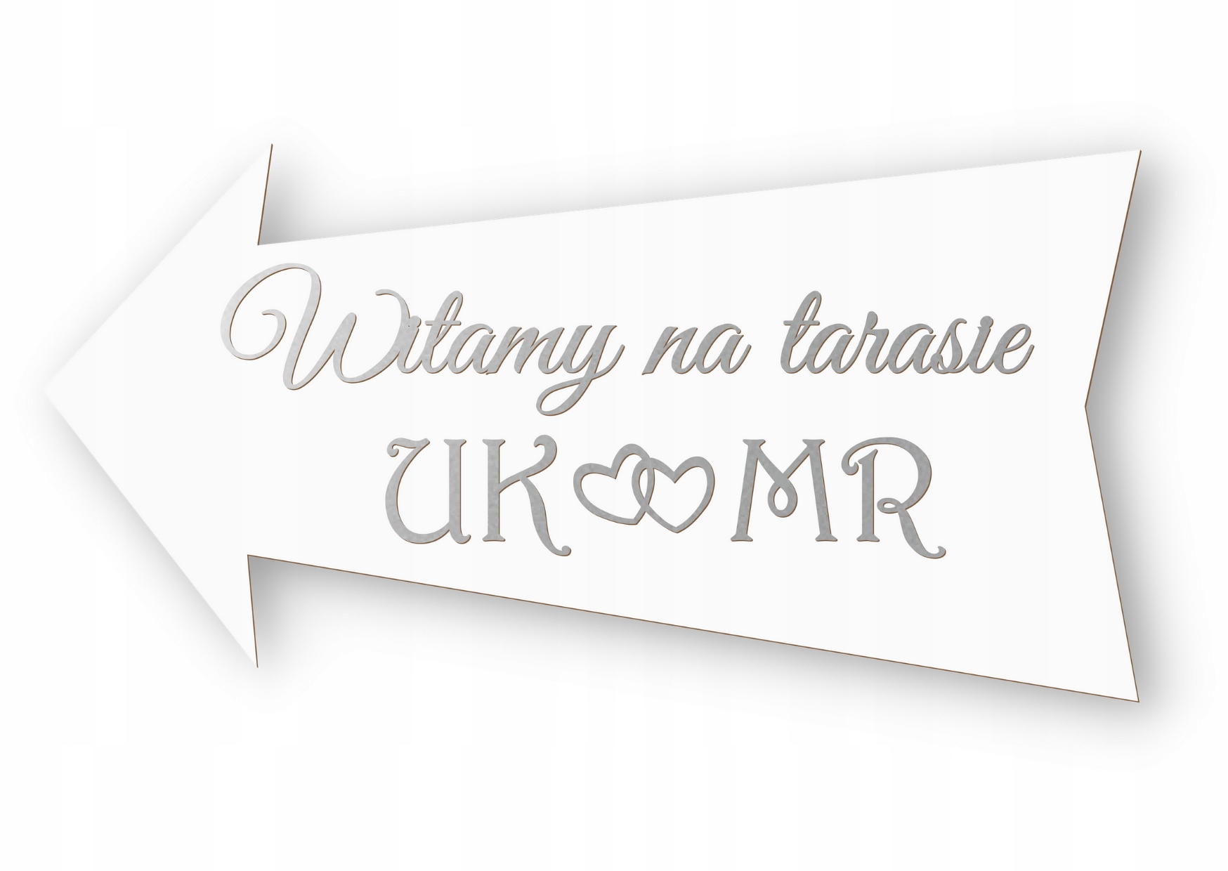

Drogowskaz wesele ślub 120cm pełna Personalizacja