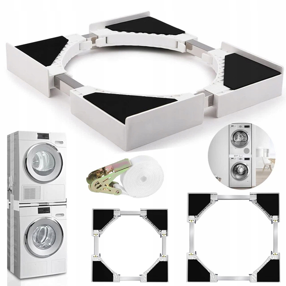 Uniwersalny Stojak 46-66cm Plastik+Stal Z Podkładkami Antypoślizgowymi