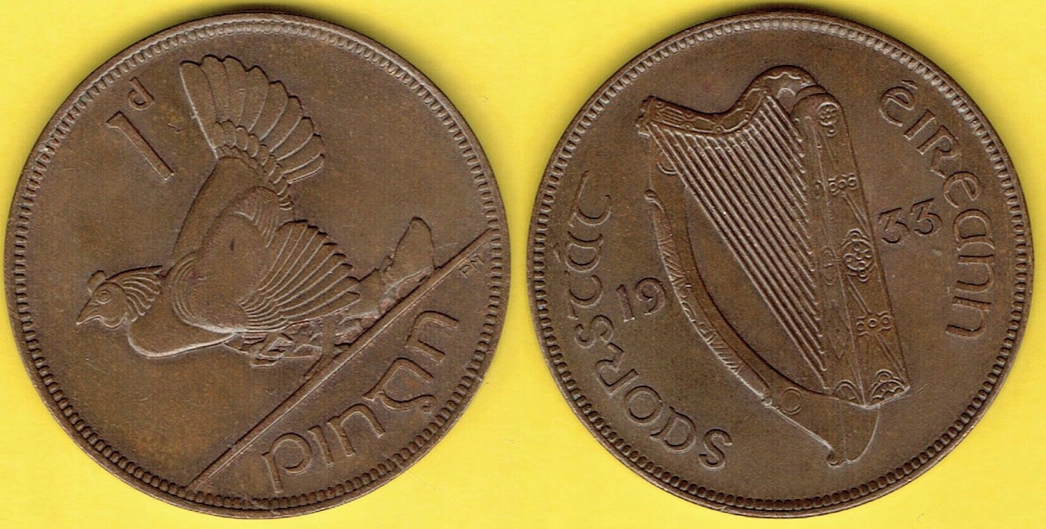 IRLANDIA 1 PENS 1933 r.