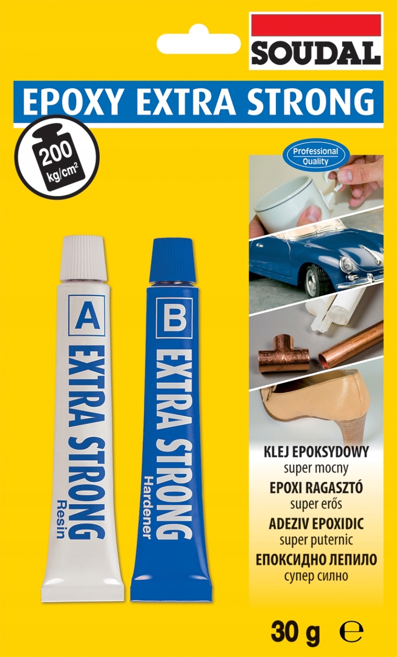 Soudal klej epoksydowy Extra Strong 200kg/cm2 30g