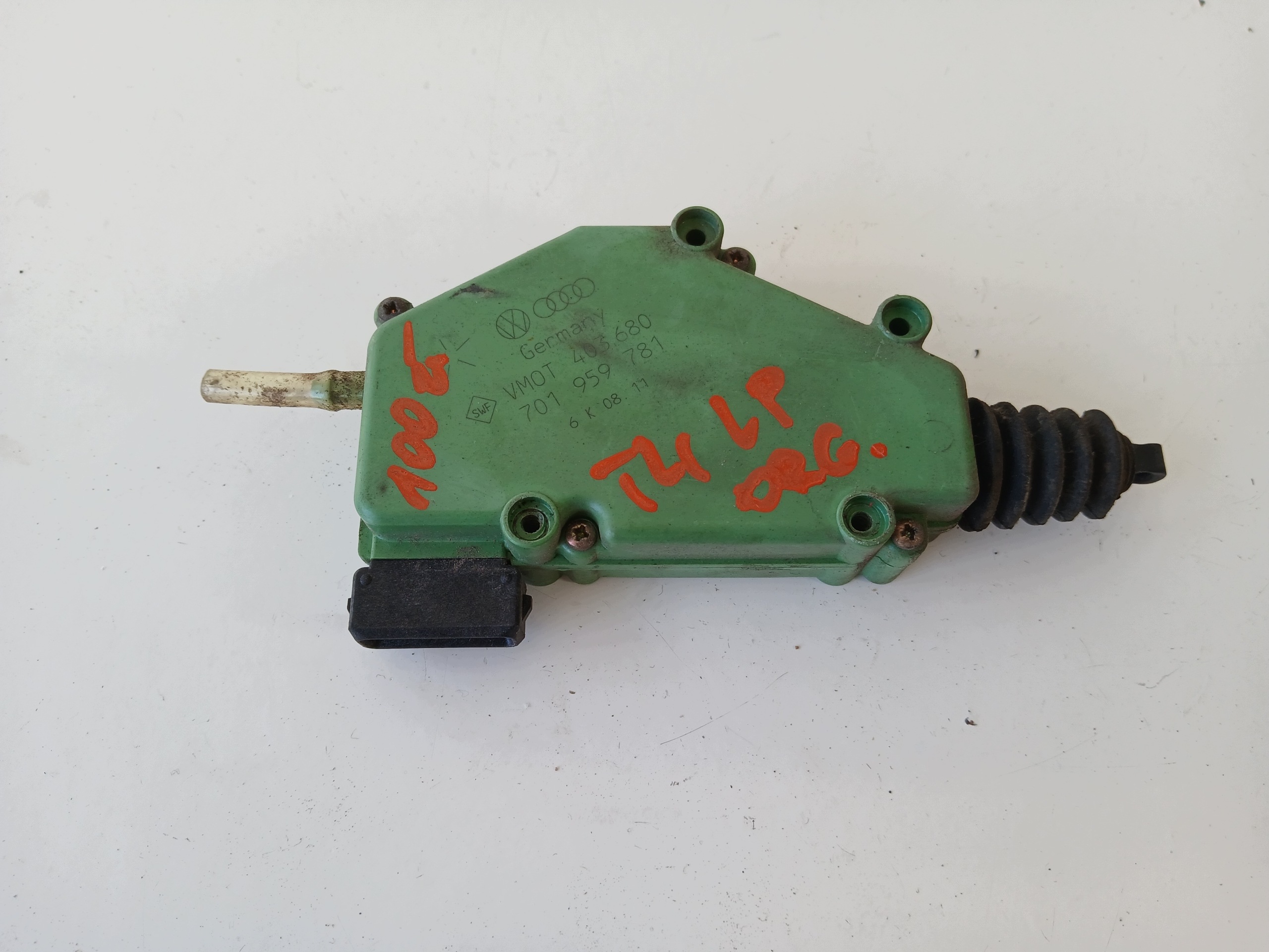 VW T4 mini motor damper central of a lock left front 701959781