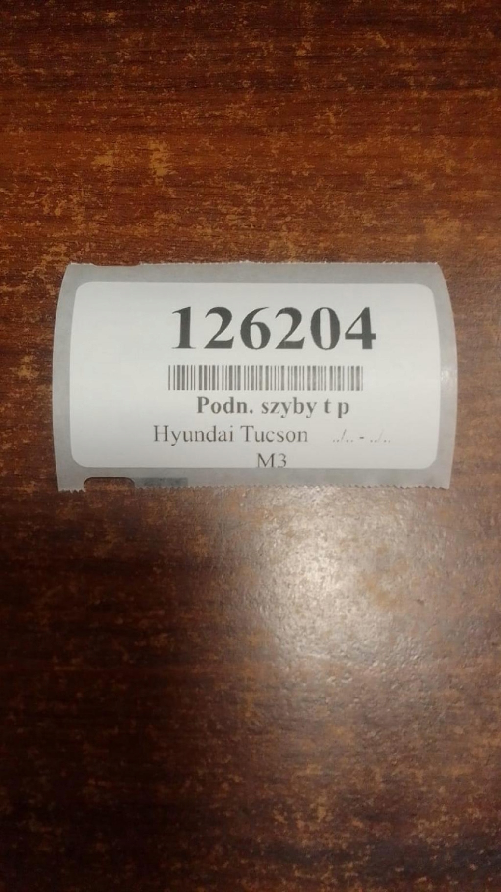 HYUNDAI TUCSON window regulator right rear part
