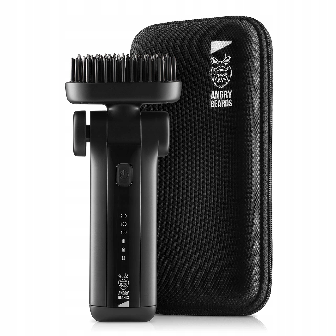 Angry Beards Bezprzewodowa Prostownica do Brody Włosów 3 Poziomy Jonizacja