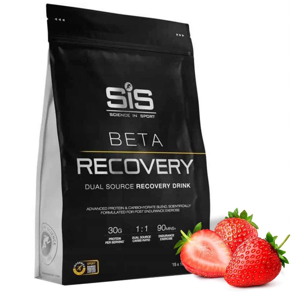 SiS Beta Recovery 1500 g Jahoda Doplněk Stravy kondicionér