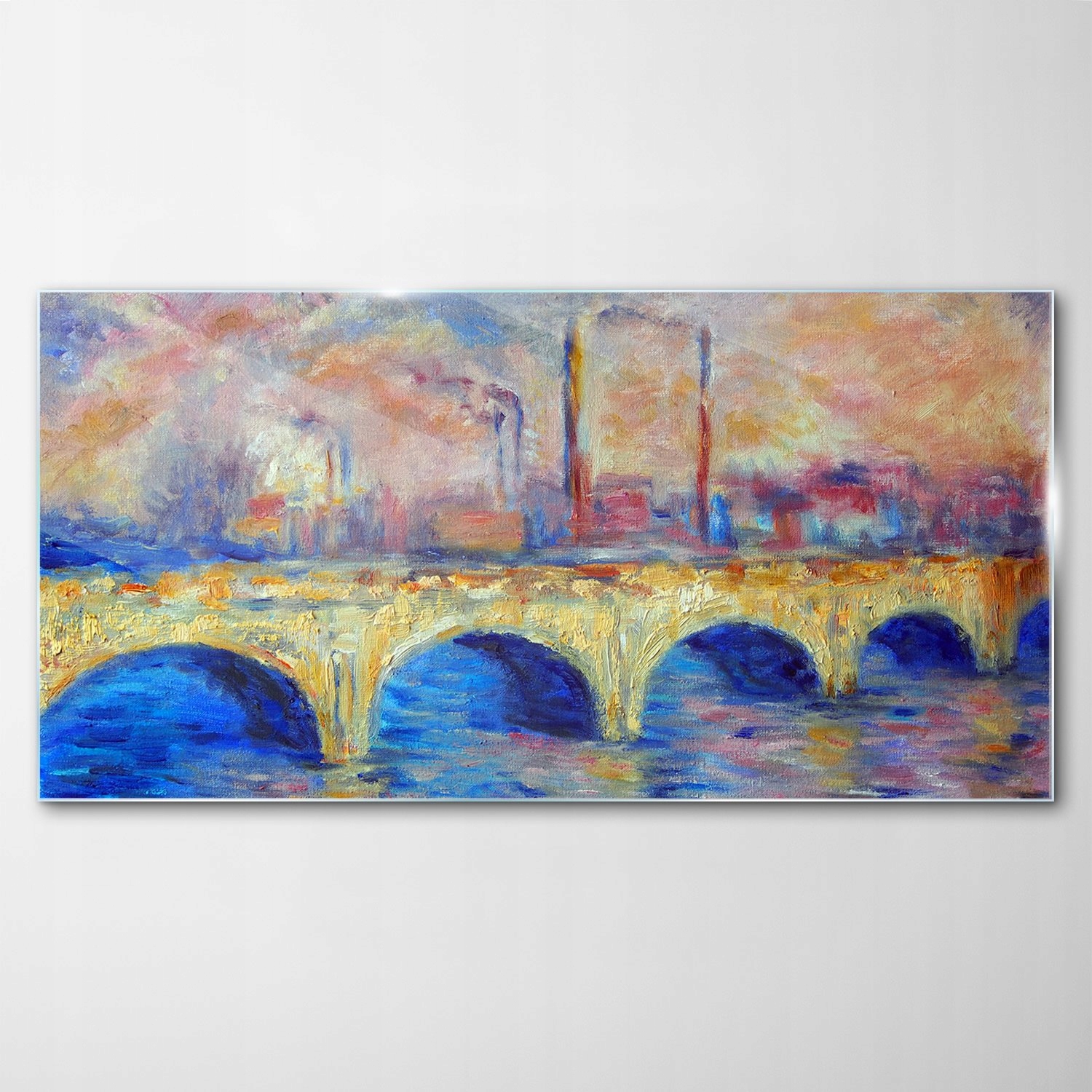 

Obraz na Szkle Dekor Londyn Miasto Monet 140x70