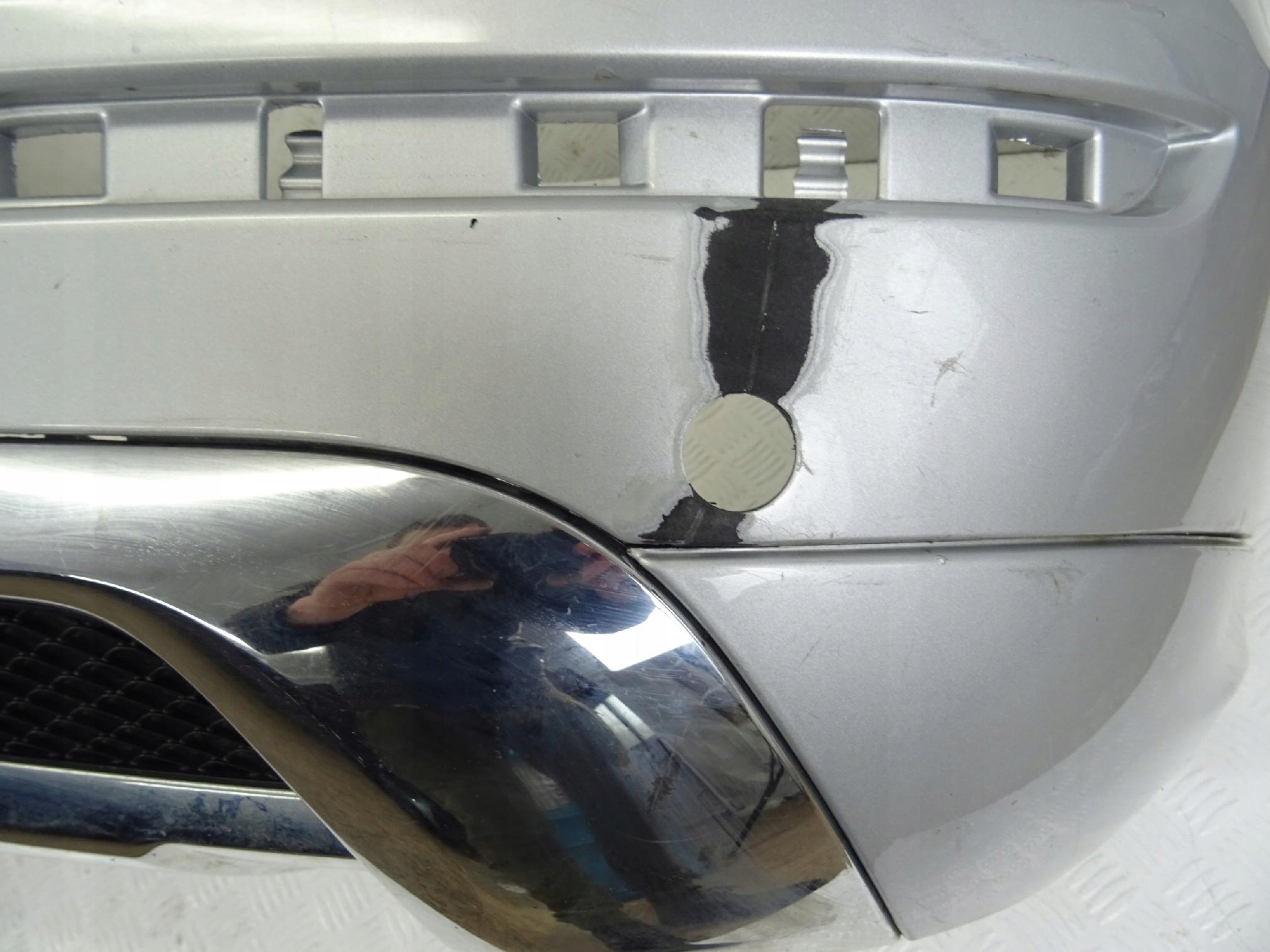 Mercedes ML 166 AMG bumper rear part rear CHROM
