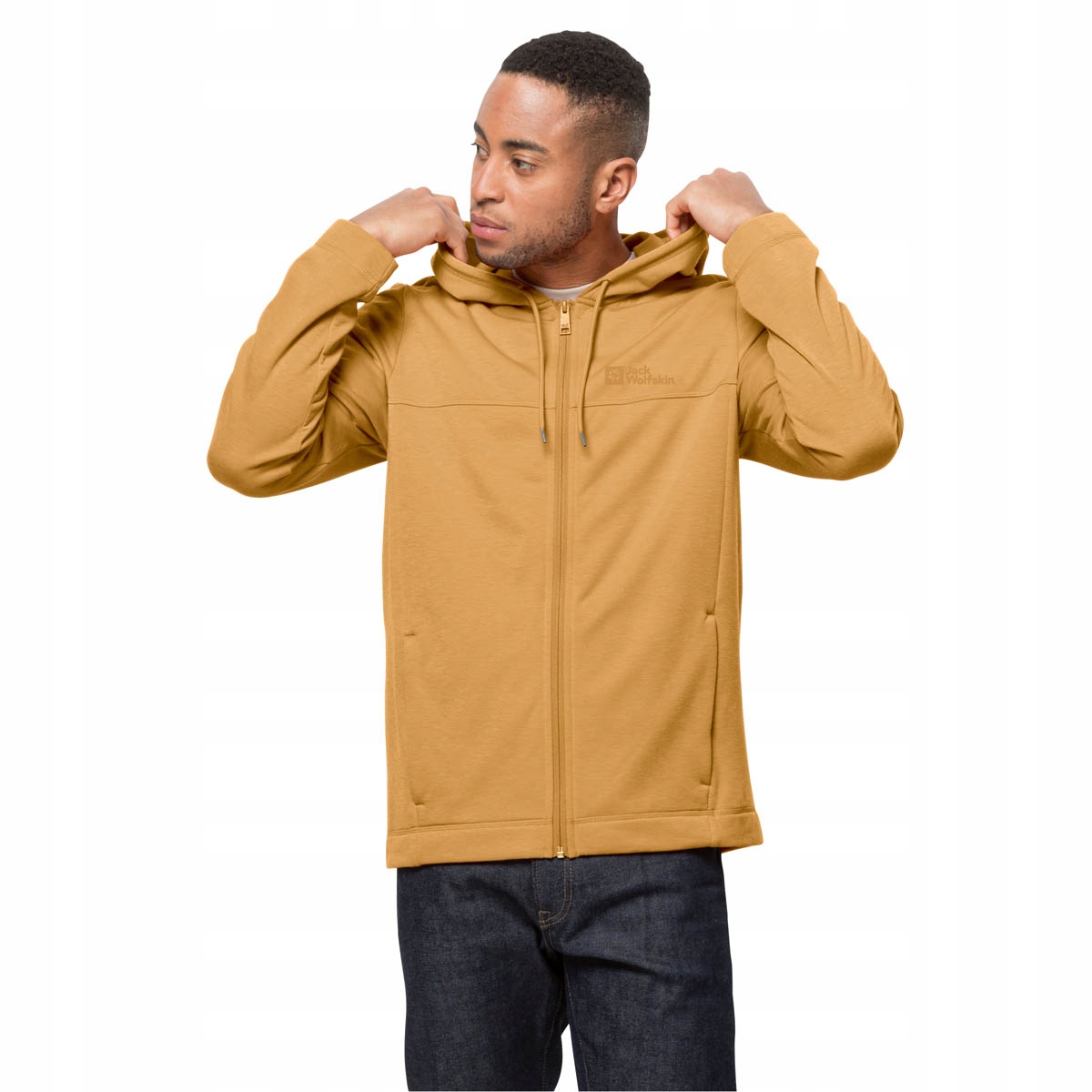 Męska kurtka polarowa z kapturem Jack Wolfskin Waldsee Hooded L