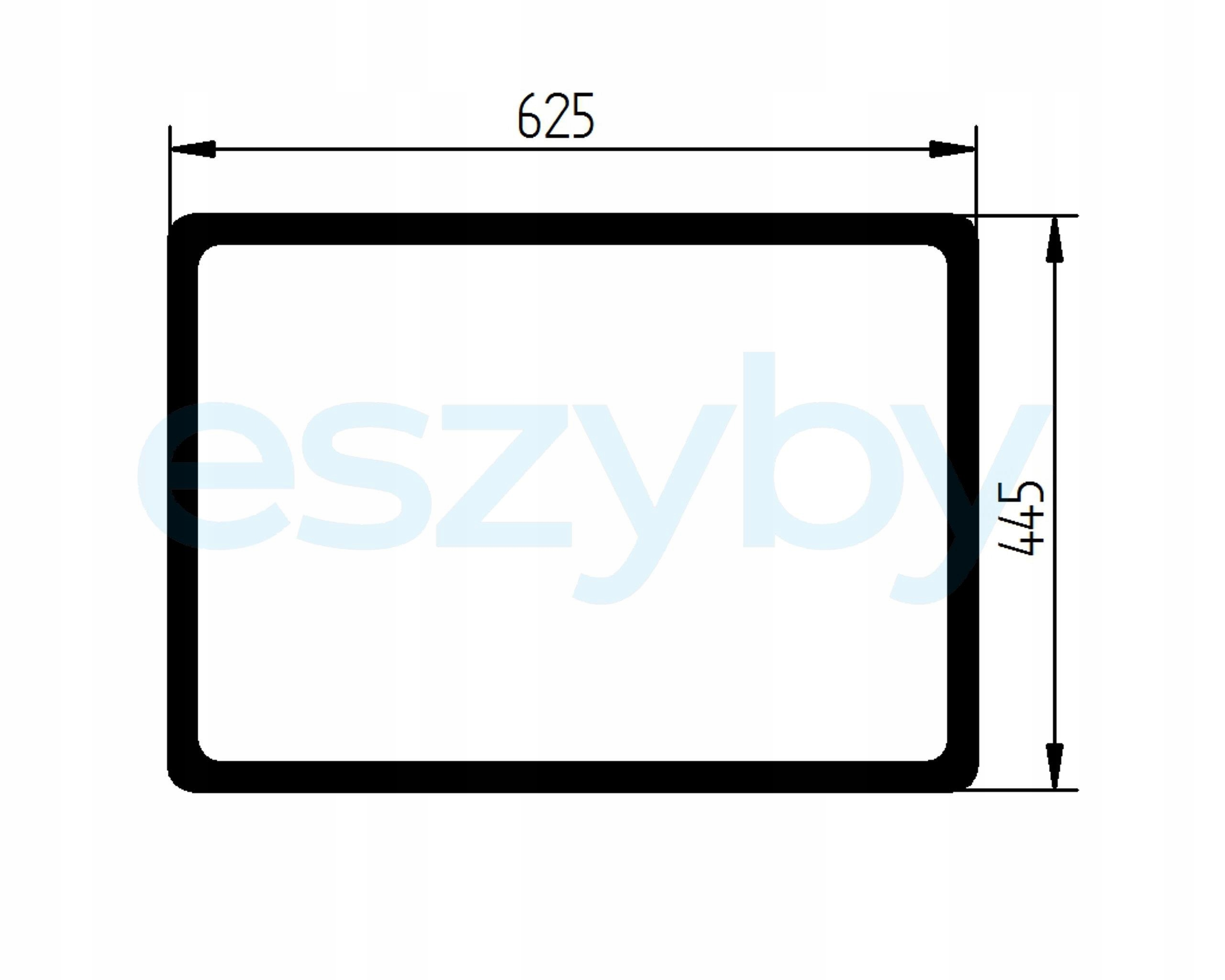 sklo minibagr Cat 303CR, 304CR, 305CR přední
