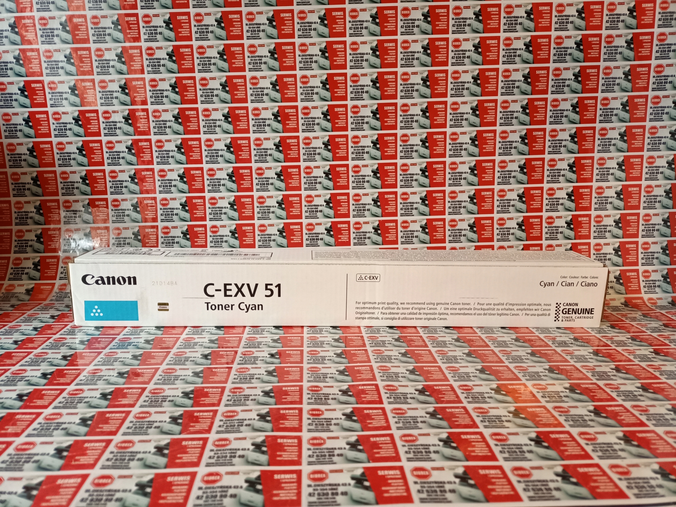 Toner Canon C-exv 51 C5535/C5540 Cyan originál