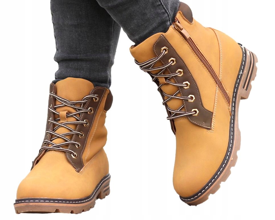 

Solidne Trapery Damskie Buty Na Zime Camel 37