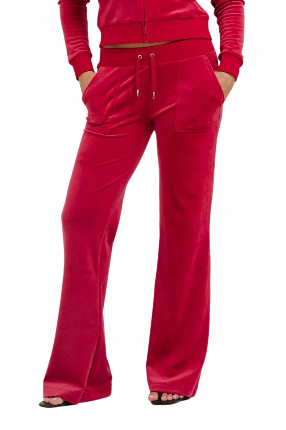 Juicy Couture Červené dámské teplákové kalhoty Layla Low Rise Xs