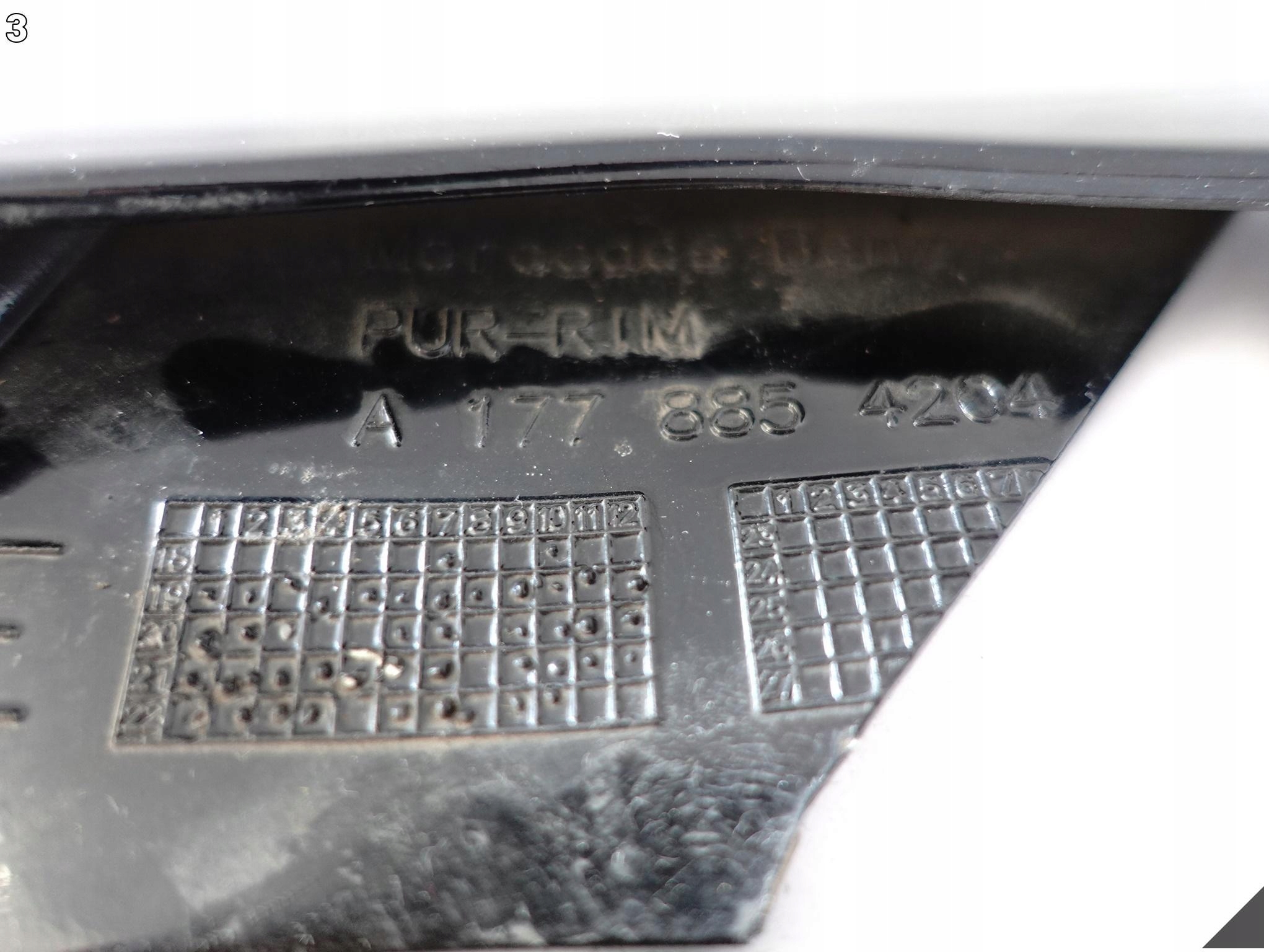 MERCEDES A-class W177 A35 35 AMG 18-22 moulding SPOILER front central