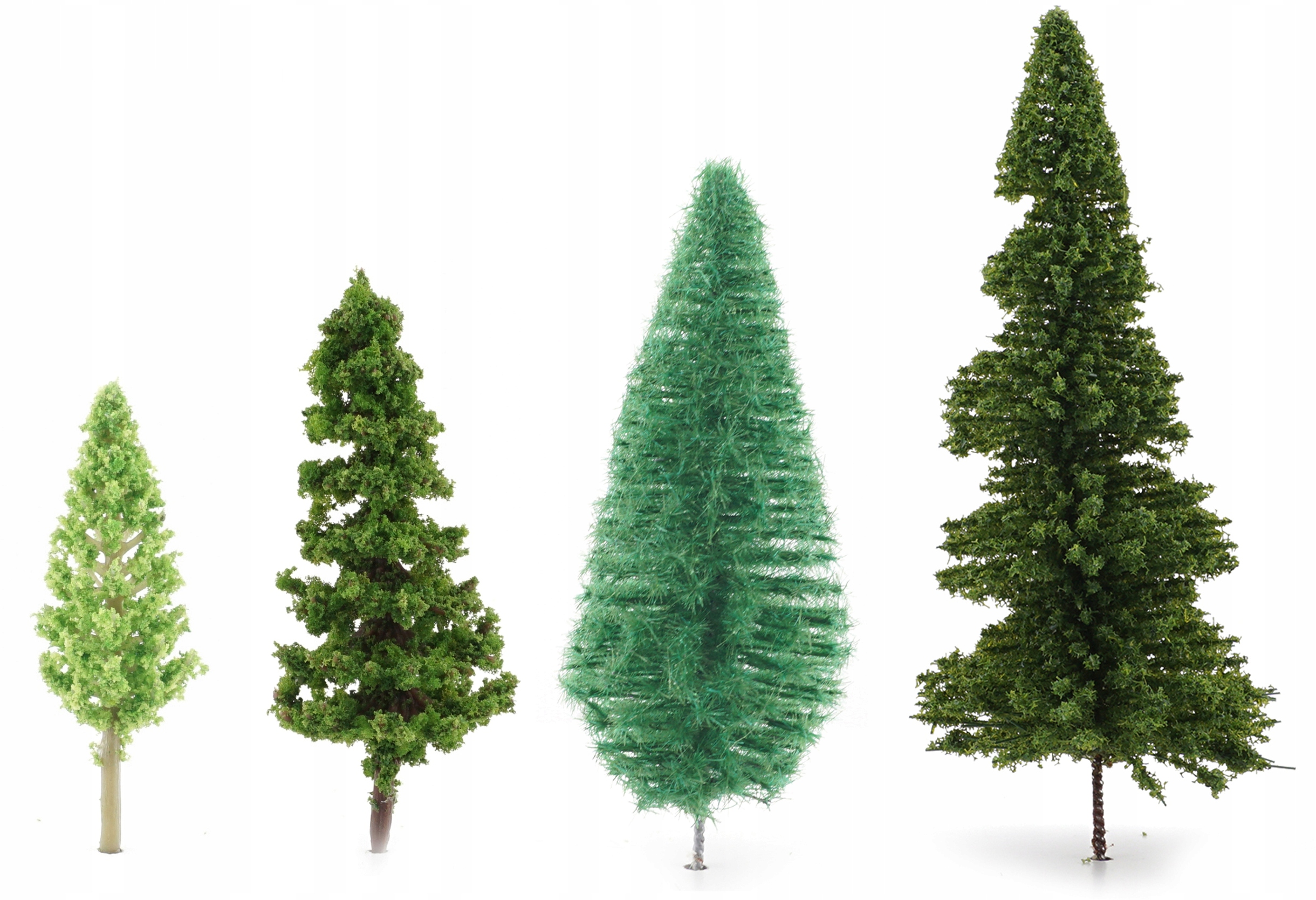 Balíček stromů Jehličnatý les 01 měřítko H0 1:87 25 ks