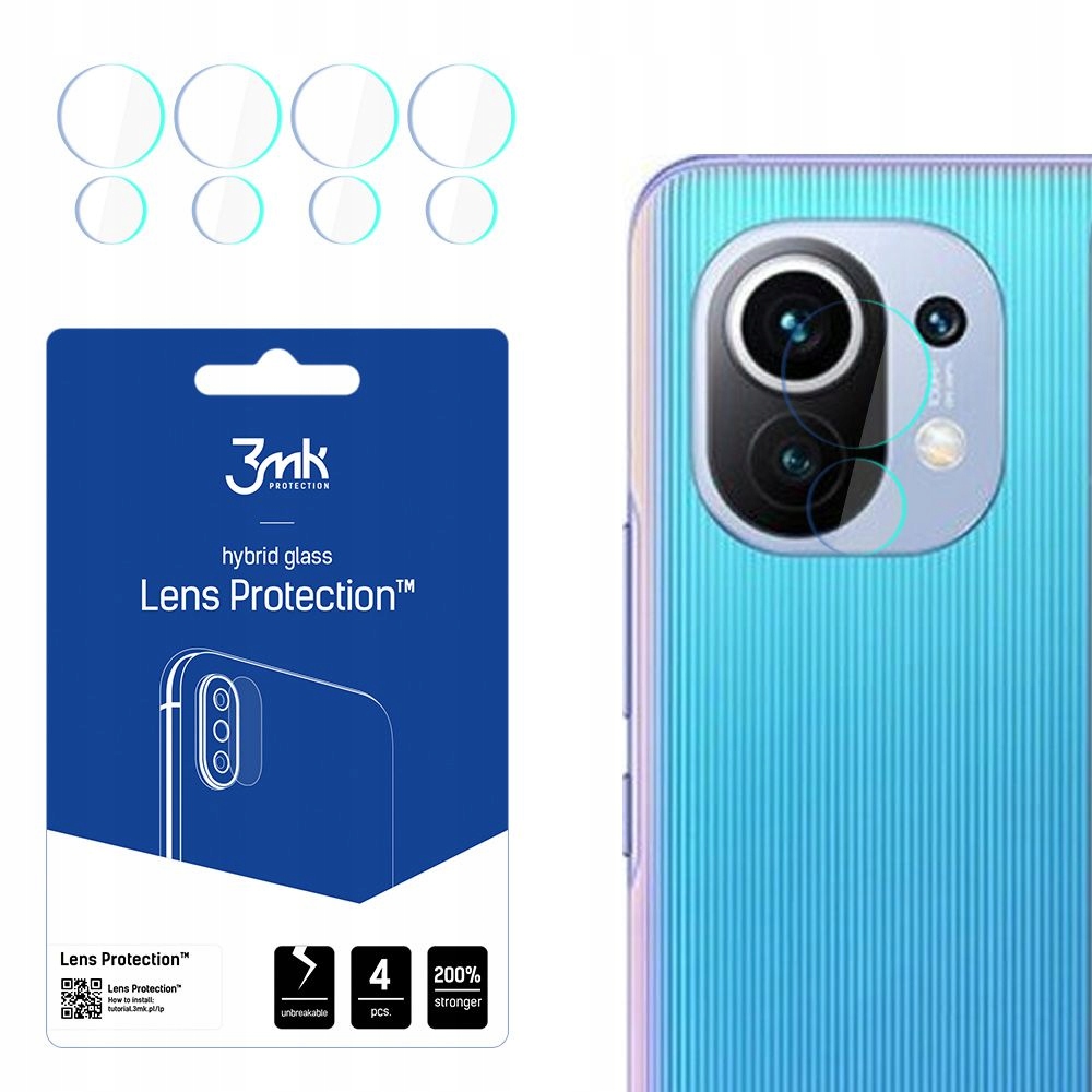 

Xiaomi MI 11 5G 3MK Lens Protection