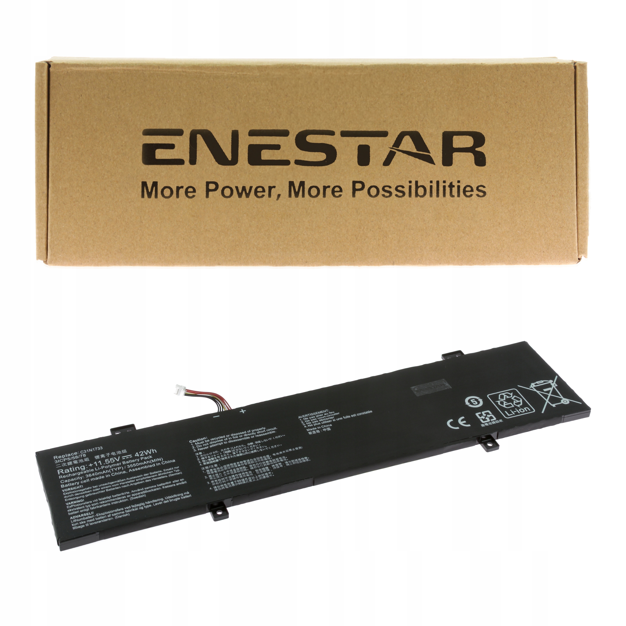 Premium bateria do Asus C31N1733 VivoBook Flip 14 TP412FA TP412UA