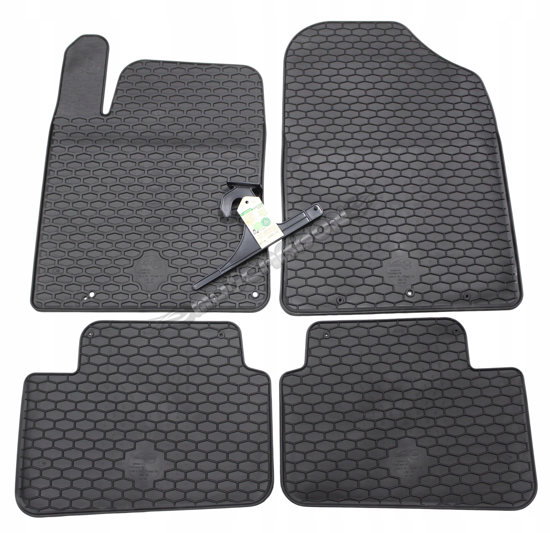 Doma Dywaniki gumowe Hyundai i30 17 Kia Ceed ProCeed XCeed bezzapachowe Tpe