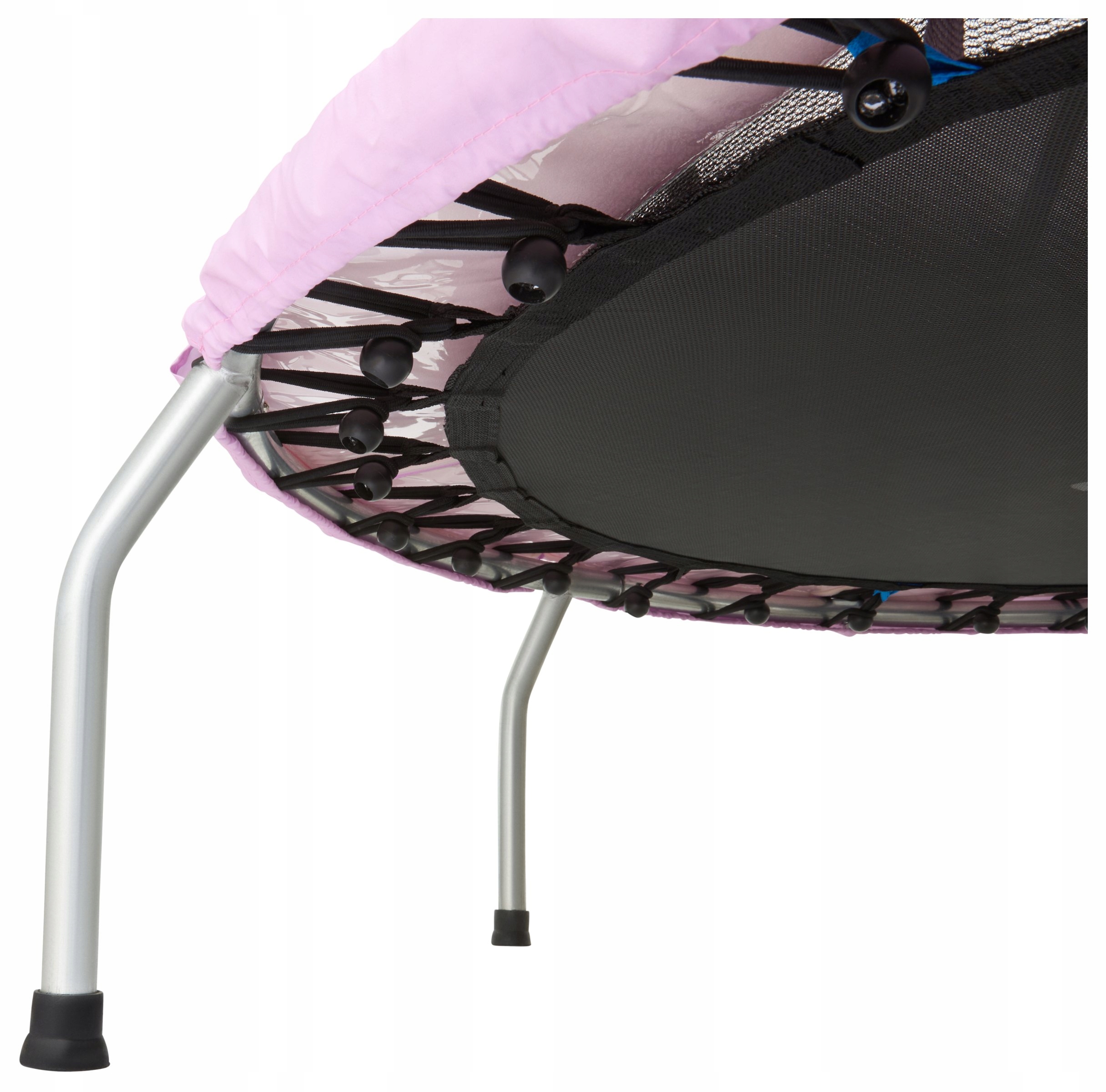 Trampolina Ogrodowa Domowa Mała z Siatką Dla Dzieci 3-8 lat Bezpieczna Wysokość całkowita 152 cm