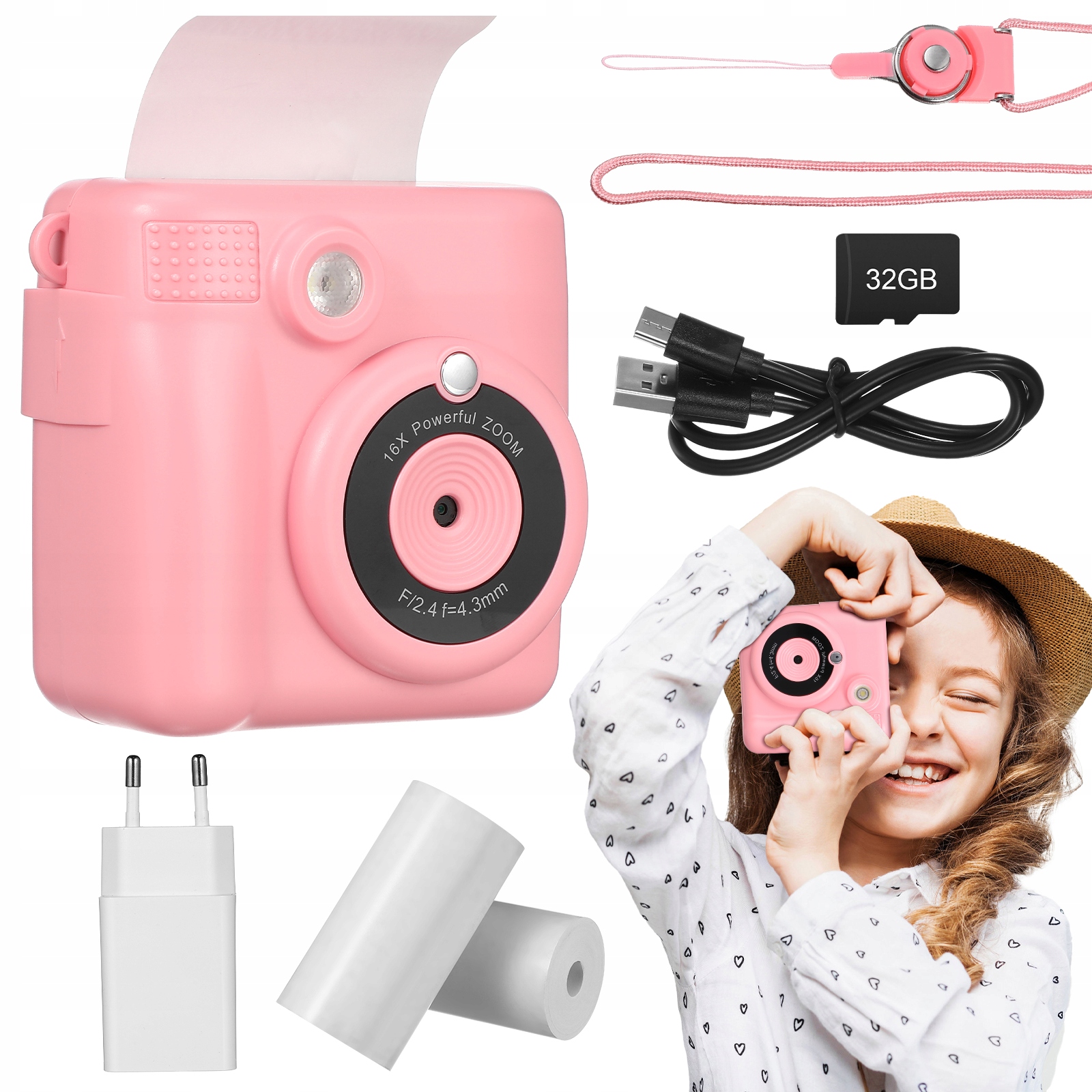 Aparat Dla Dzieci Z Funkcją Natychmiastowego Druku Zdjęć