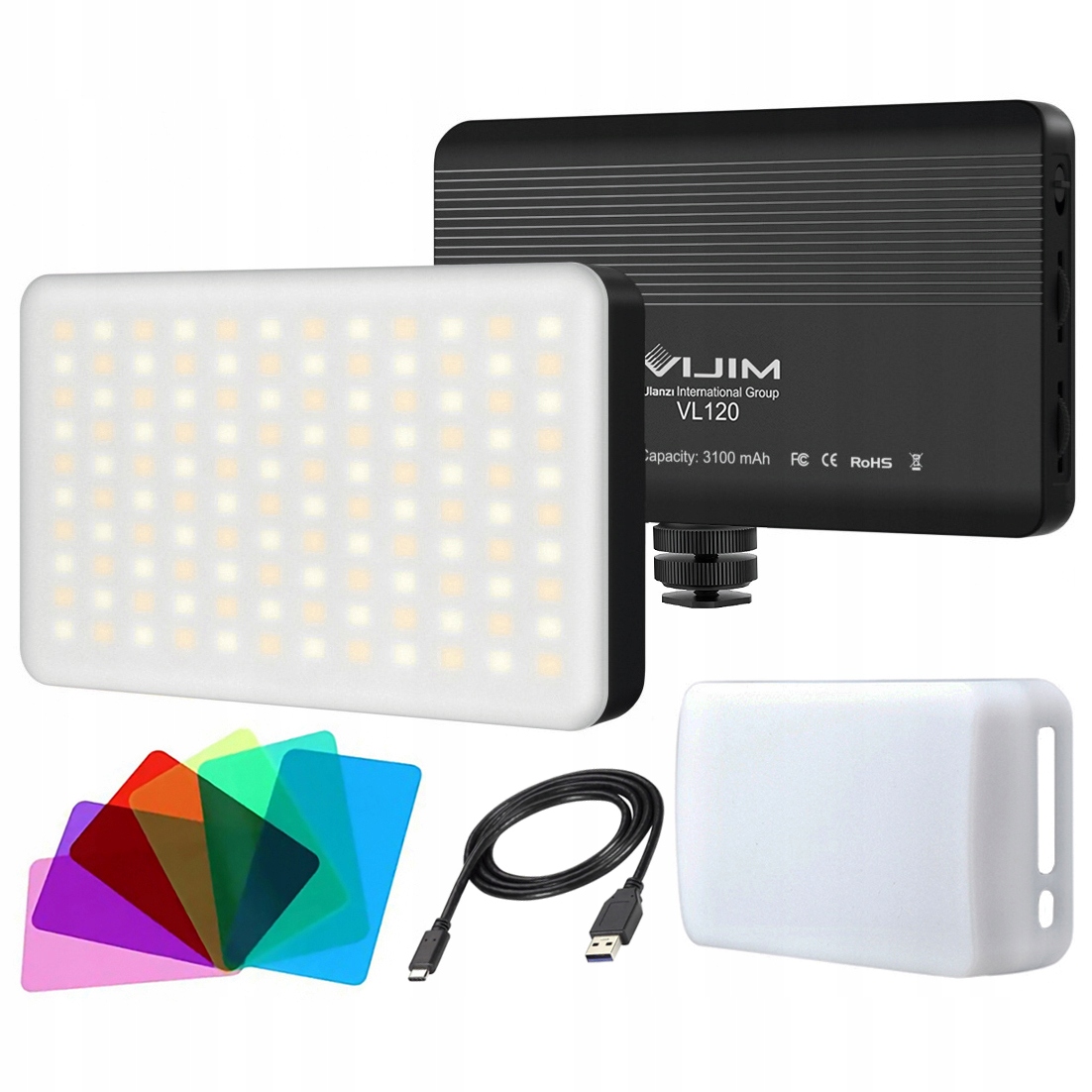 Led diodová lampa Ulanzi VL120 pro Insta360 One R