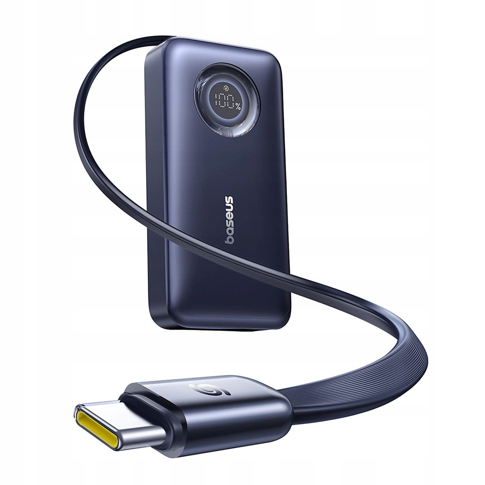 Powerbanka Baseus EnerCore CR11 10000mAh 45W Usb-c svinovací kabel černá