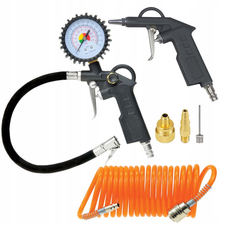 ZESTAW PNEUMATYCZNY PISTOLET POMPOWANIA SPREZARKA