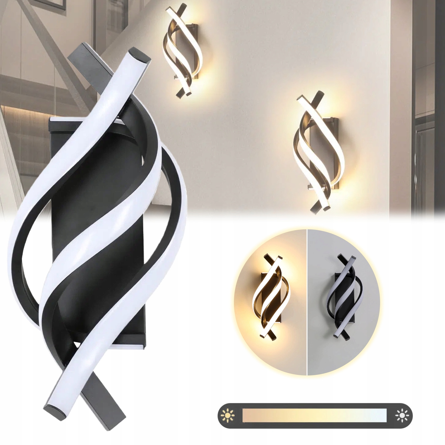 Nová Nástěnná Led Lampa Do Ložnice, Obývacího Pokoje 22W 3000K