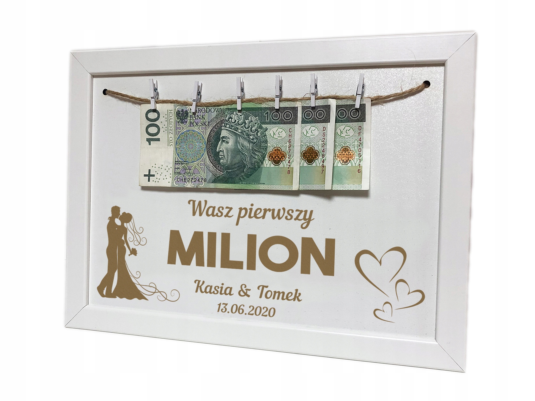 

Na Ślub Ramka Pierwszy Milion Na Pieniądze
