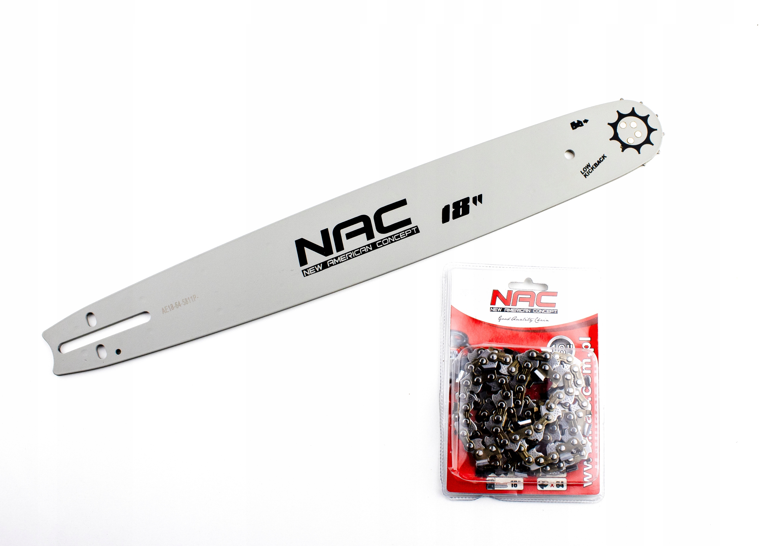 

Prowadnica Do Piły 18" Nac Łańcuch 3/8X1,5