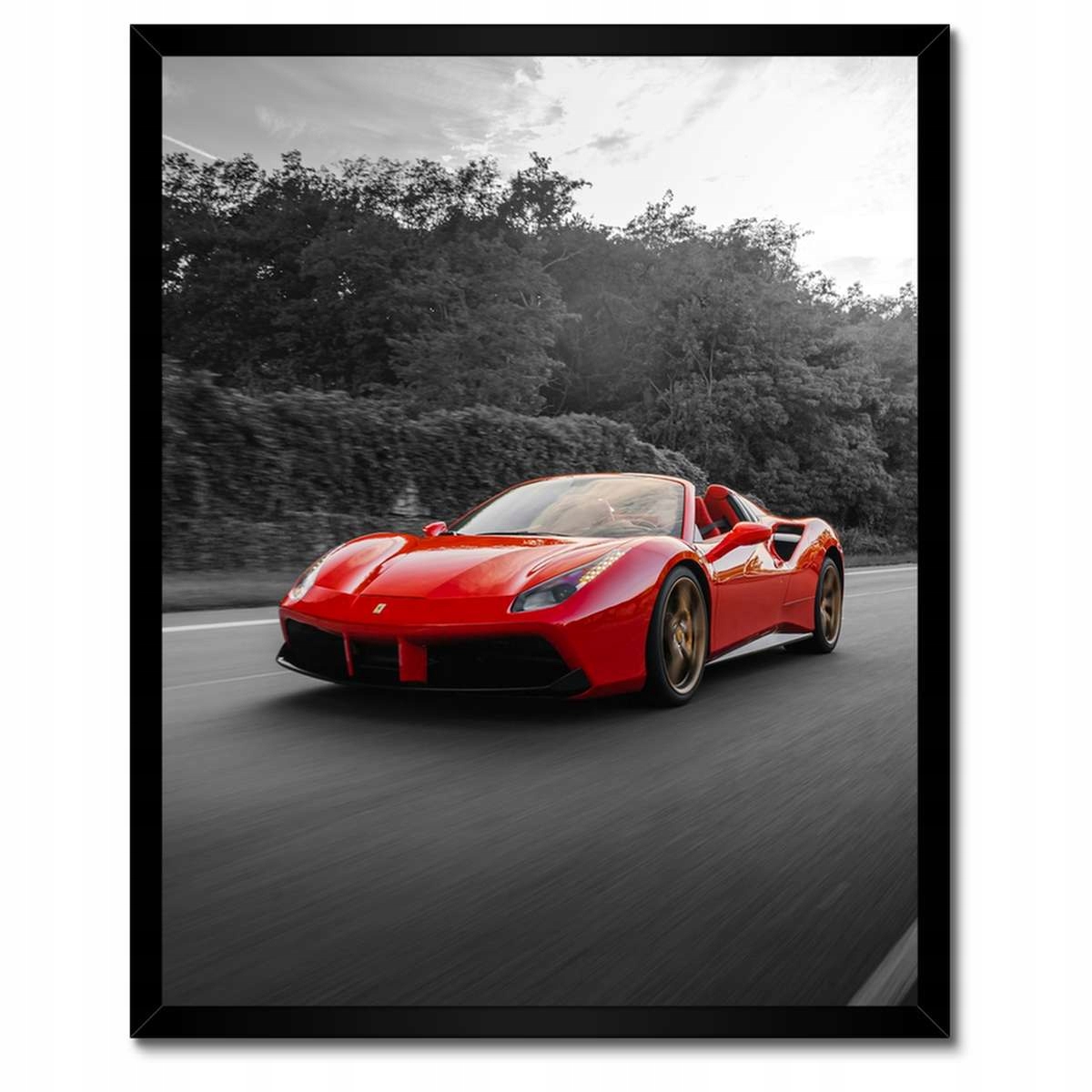 Plakáty v rámu 40x50 Červené Ferrari Fura