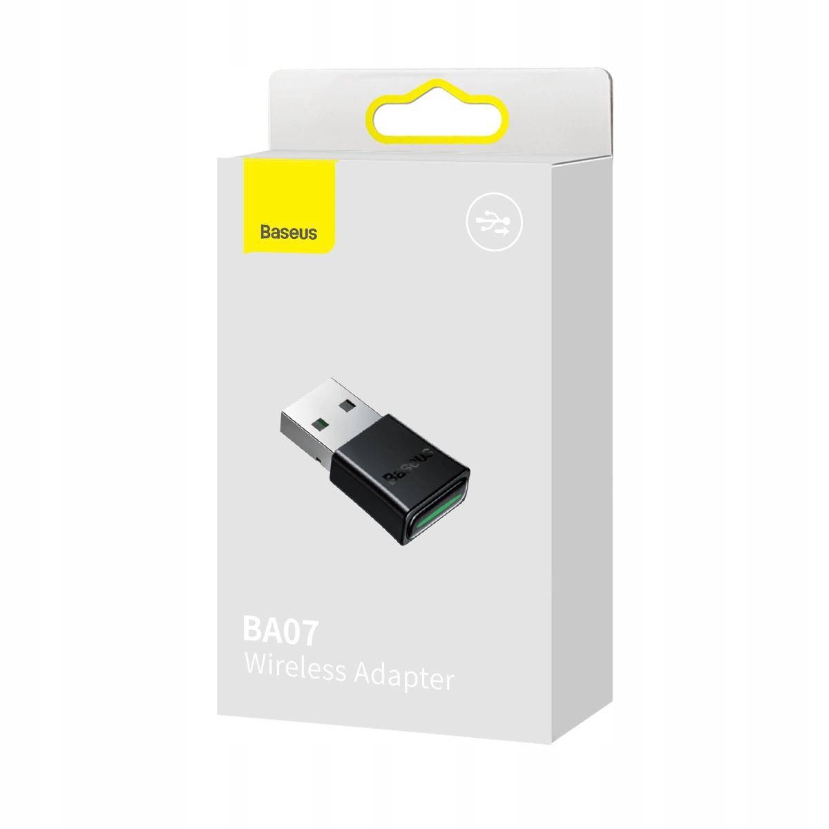 Adapter Bluetooth Usb Baseus BA07 czarny