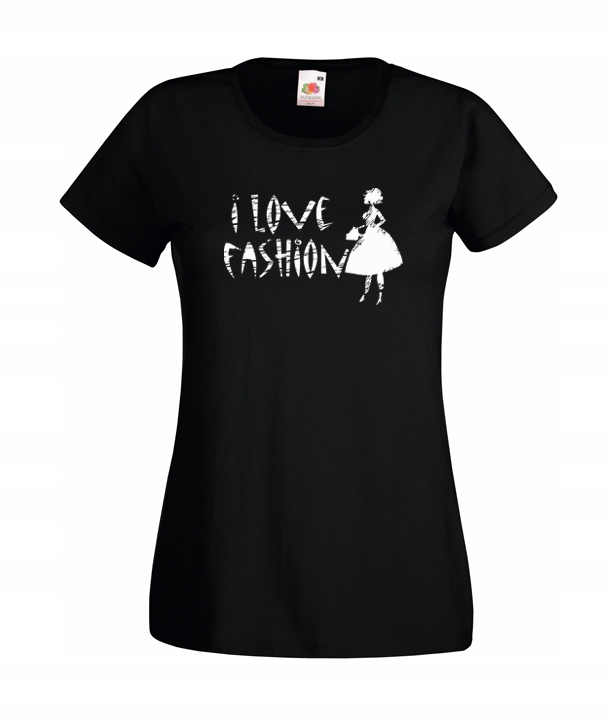 

Xs Koszulka Damska Fashion I Love Kocham Mode