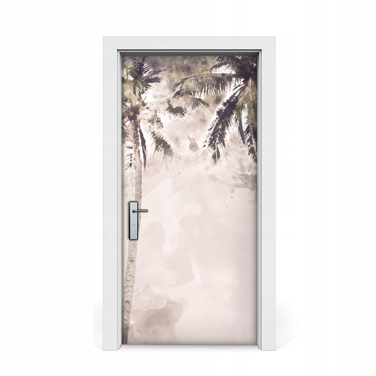 

Okleina naklejka drzwi Palmy obraz vintage 95x205