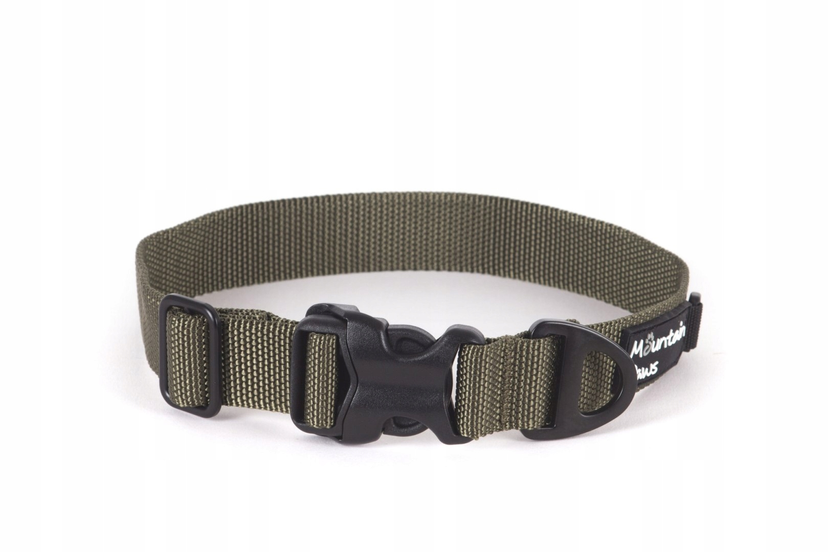 Levně Velmi odolný obojek pro psa Mountain Paws olive M