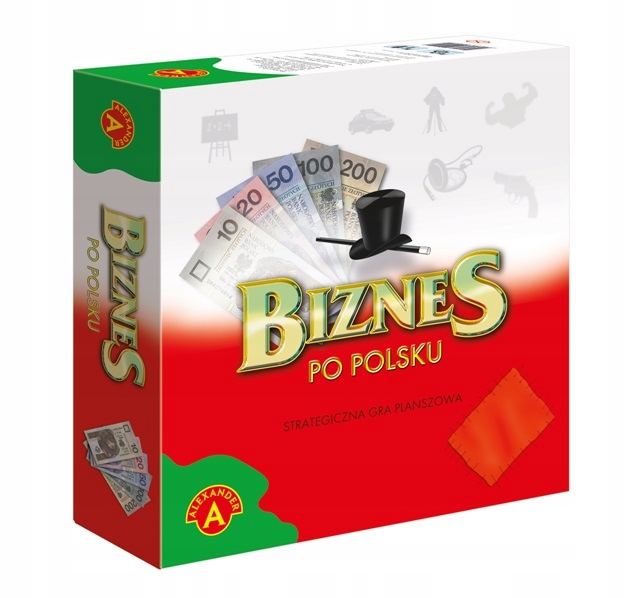 GRA RODZINNA PLANSZOWA BIZNES PO POLSKU ALEXANDER