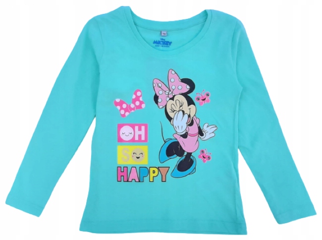 

Bawełniana Bluzka Dziewczęca Minnie dł rękaw r.134