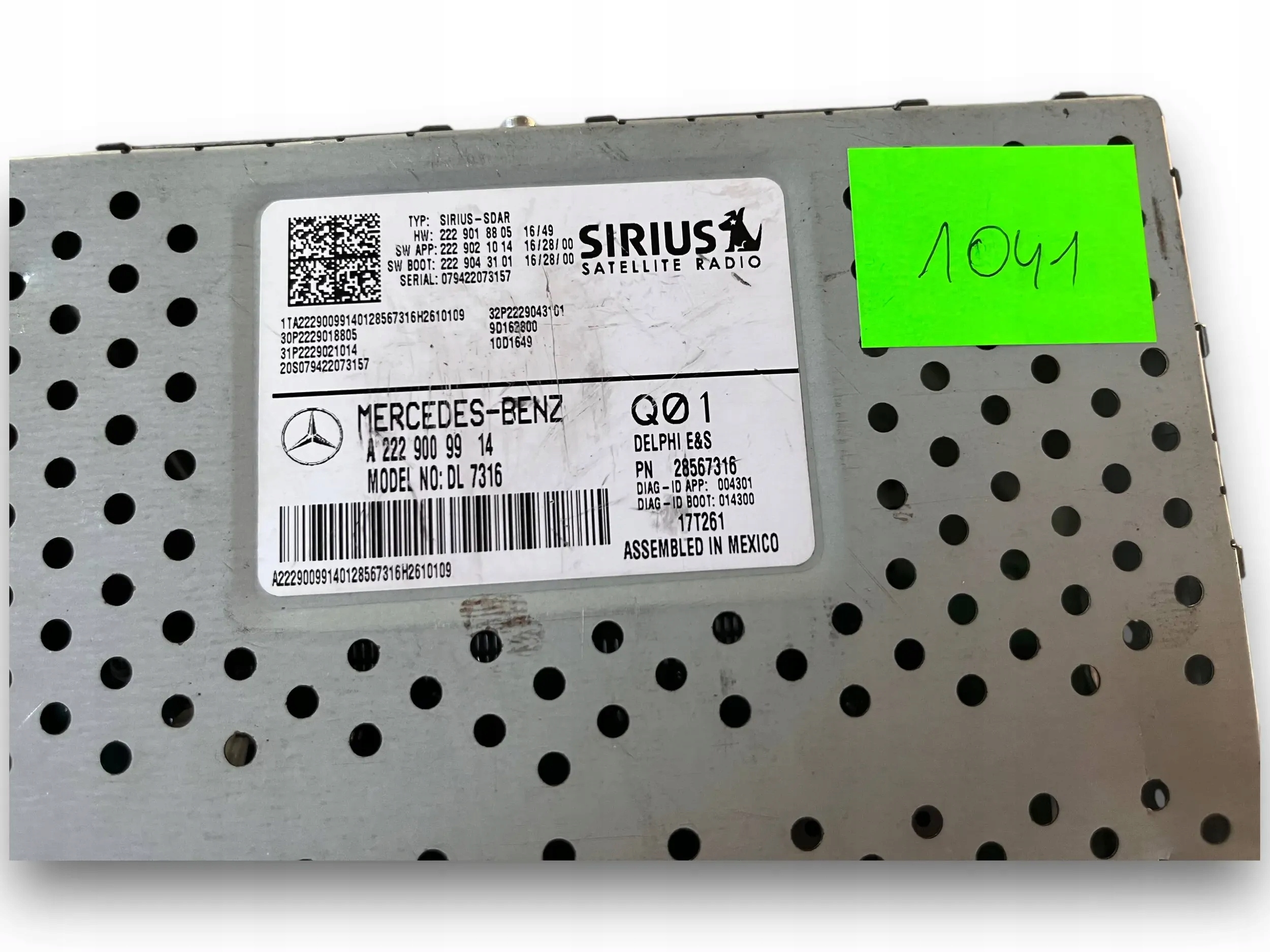 MERCEDES W222 amplifier TUNER 2229009914 @M
